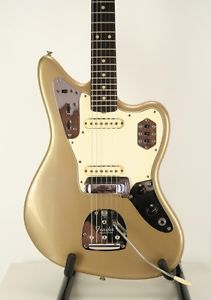 ☆ JAW-DROPPING Vintage 1964 Fender JAGUAR in Ultra RARE SHORELINE GOLD! ☆