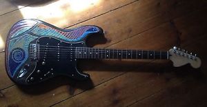 Customised Warmoth Fender Strat Style - Inlayed with ceramic tiles