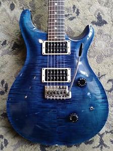 1988 Paul Reed Smith Custom 24 electric guitar ROYAL BLUE FLAMETOP pre-factory
