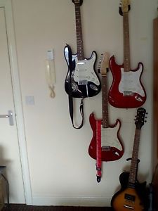 Collection of 9 guitars