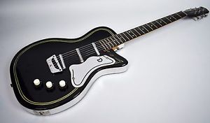 1958 Danelectro U-3 Original Vintage Black Electric Guitar w/HSC