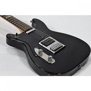 ESP HYBRID Black Left-Handed Guitar USED w/Softcase FREE SHIPPING Japan #I742