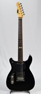 ESP HYBRID Black Left-Handed  Electric Guitar w/SoftCase FreeShipping Used #G368