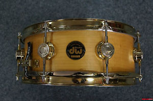 DW USA Craviotto Solid Maple Snaredrum in "Satin Natural" -13x5" SAMMLERSTÜCK
