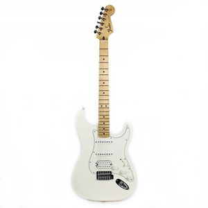 Fender Standard Stratocaster HSS Electric Guitar in Arctic White Demo