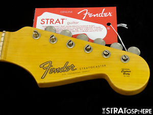 Fender USA Custom Shop Postmodern Relic Stratocaster NECK+ TUNERS Strat Maple