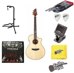 Breedlove Pursuit Concert 25th Anniversary A/E Koa Guitar wTuner, Picks+More!!!
