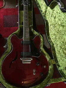 Vox Virage DC Semi Acoustic Guitar (Deep Cherry) Ex Condition  free P+P