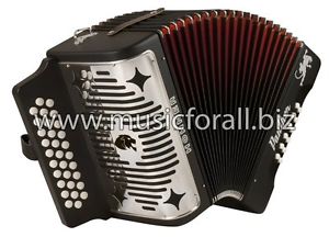 NEW Hohner Panther FBE FBbEb Accordion FA Acordeon +12x Case_T-Shirt_WorldShip!