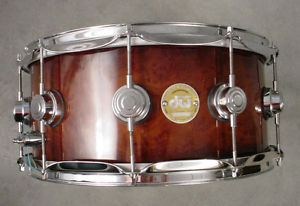 DW COLLECTORS SERIES 6.5x14 EXOTIC TOBACCO BURST SNARE DRUM