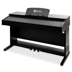 PIANO NUMERIQUE MIDI NOIR LAQUE KEYBOARD 51 DEMOS 150 INSTRUMENTS PEDALE AUX LCD