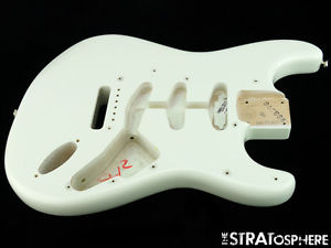 Vintage 65 RI USA Fender Strat BODY Stratocaster NITRO Olympic White SALE!