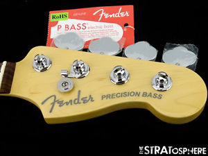 2016 Fender American Elite Precision P BASS NECK + TUNERS USA Compound Rosewood