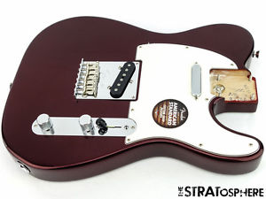 LOADED American Standard Fender Tele BODY Twisted Telecaster Bordeaux SALE!