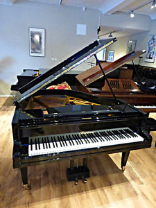 Blüthner Flügel, Länge 150 cm, Schwarz hochglanz poliert
