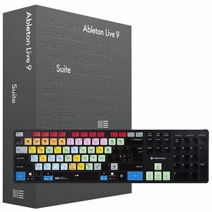 Ableton Live 9 Suite Edition + Editors Keys Slimline PC & Mac Keyboard For Ab...