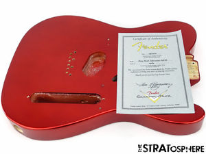 2016 Fender USA Custom Shop Postmodern NOS Telecaster BODY Tele Nitro Candy Red