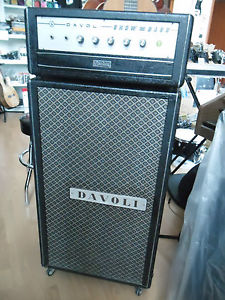 DAVOLI KRUNDALL SHOW BASS III 1969 COMPLETE STACK TESTATA + CASSA 212 ORIGINALE