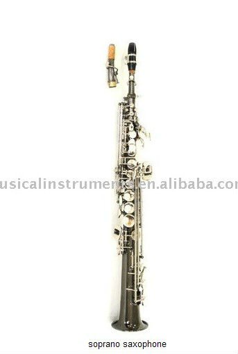 black nickel soprano saxophone