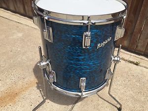 Rogers 14" Blue Onyx Floor Tom Drum- Cleveland Era!