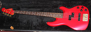 NICE Fender Precision Bass LYTE 4 String Guitar, Japan, MIJ, RED, w/case K00xxxx