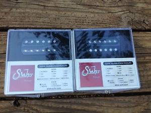 NEW SUHR SSV Neck & SSH+ Plus 53mm Bridge Humbucker Pickup Set Alnico V Black