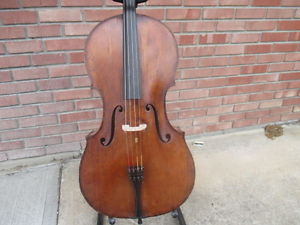 VINTAGE CELLO CIRCA 1840 HUGE VELVETY TONE