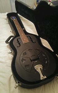 National delphi resonator guitar black