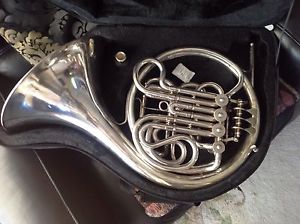 Herbert Fritz Knopf Model 16 Full Double French Horn with Mouthpiece & New Case