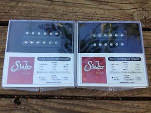 NEW SUHR SSV Neck & SSV+ Plus 53mm Bridge Humbucker Pickup Set Alnico V Black