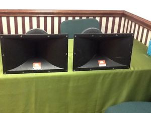 JBL VINTAGE HORNS WITH THE ORIGINAL 2445J DRIVERS IN EXCELLENT CONDITION!!!