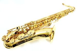 YAMAHA YTS-62 Tenor Saxophone Gold Lacquer Finish USED Excellent from Japan