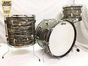 Vintage Ludwig Black Oyster Pearl Super Classic Drum Kit - Mid/Late 60's