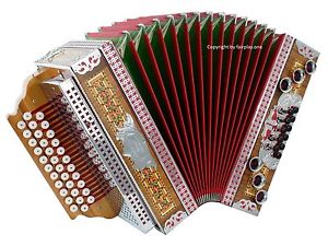 Steirische Harmonika Melodija Menges 3-reihig,B-Es-As