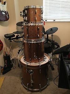 Pearl Masters BCX Kit, Golden Bronze Glitter..mint Condition