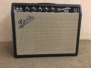 Vintage Fender Princeton Black Face Tube Amp 1966