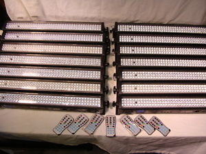 American DJ ADJ Mega Bar 50RGB RC (14 units total) w/ Arriba Bags