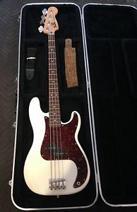 Fender Standard Precision Electric Bass Guitar with Hard Case (1996)