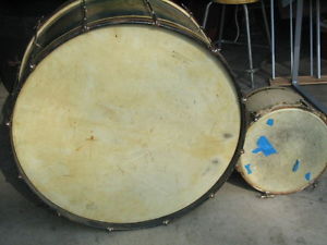 LEEDY DRUMS set old     bass snare tom cymbals hardware pedal