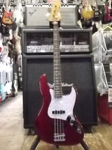 FenderJapan JB62 MOD Candy Red Electric Bass Free Shipping from JAPAN
