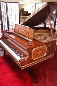 Weber Early English Style Hand Painted Art Case Grand Piano (SEE SONNY'S VIDEO)