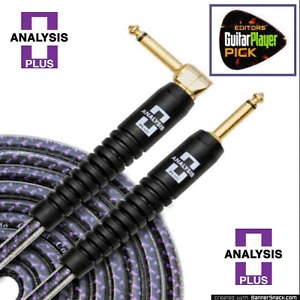 Analysis Plus "Pro Oval Studio" 25ft Cable w/ SILENT PLUG - Straight/Straight