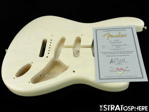 Fender USA Custom Shop '56 NOS Stratocaster BODY Vintage Nitro  White Blonde