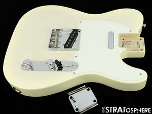 American 58 RI Fender Telecaster Tele LOADED BODY Nitro White Blonde Ash SALE!