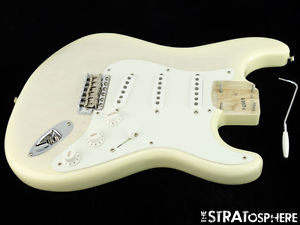 Vintage 56 USA Fender Strat LOADED BODY Stratocaster NITRO White Blonde SALE!