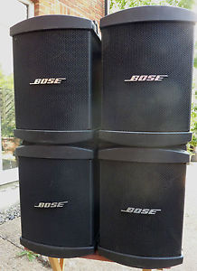 4 x Bose B1 Bass Modules for L1 System with Protective Covers and Speaker Leads
