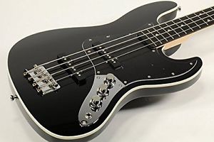 Fender Aerodyne Jazz Bass Medium Scale Black Electric Bass Guitar Music Japan