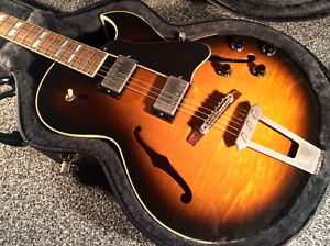 Free Shipping Used Gibson ES-175 Vintage Sunburst Figured Top Electric Guitar