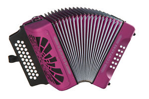 NEW Hohner COAV Compadre Button Accordion Violet ADG A D G La 31 Button MM