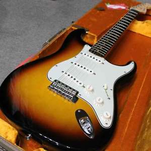 Free Shipping Used Fender New American Vintage '59 Stratocaster 3-Color Sunburst